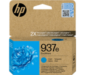 Cartucho de tinta - HP Evo More 937e, Hasta 1650 páginas, Certificado CarbonNeutral®, Azul