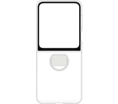 Funda móvil - Samsung Clear Case, Para Galaxy Z Flip6, Con anillo, Transparente