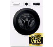 REACONDICIONADO Seminuevo Excelente Lavadora carga frontal - LG F4WR7013AGW, Serie 700, 13 kg, 1400 rpm, 16 programas, TurboWash™360˚, SmartThinQ™