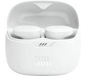 Auriculares True Wireless - JBL Tune Buds, Bluetooth, Cancelación de ruido, Micrófono, 8h, Blanco