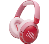 Auriculares infantiles - JBL Junior 470NC, Circumaurales , Sonido inocuo 85db, Control parental, Micrófono, Cancelación ruido, Autonomía 50h,Rosa