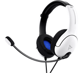 REACONDICIONADO Seminuevo Excelente Auriculares gaming - PDP LVL40 Wired, De diadema, Con cable, Para PS4/ PS5, Micrófono, Blanco