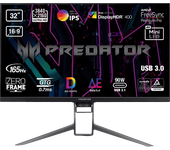 REACONDICIONADO Seminuevo Muy bueno Monitor gaming - Acer Predator X32FP, 32" UHD 4K, 0.7 ms, 160 Hz, 4xHDMI(2.1)+1xDP(1.4), Altavoces
