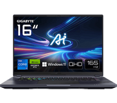 Portátil gaming - Gigabyte AORUS 16X 9KG-43ESC94SD, 16" WQXGA, Intel® Core™ i7-13650HX, 16GB RAM, 1 TB SSD, GeForce RTX™ 4060, Sin sistema operativo