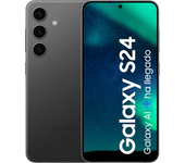 Móvil - Samsung Galaxy S24, Onyx, 256GB, 8GB RAM, 6.2" FHD+, con IA, Exynos 2400, 4000 mAh, Android 14