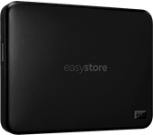 Disco duro externo 6 TB - WD Easystore, Portátil, HDD, USB 3.2 Gen 1, Software de Copia Seguridad, Para Windows y Mac, Negro