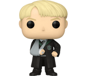 Figura Funko Pop! Harry Potter Prisoner of Azkaban - Draco Malfoy con brazo roto, Vinilo, 9 cm