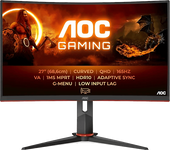REACONDICIONADO Seminuevo Excelente Monitor gaming - AOC International CQ27G2S/BK, 27" QHD, 165 Hz, 1 ms, VA Curvo, Altura ajustable