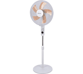 Ventilador de pie - KOENIC EU01_108557, 60W, Oscilación, Inclinación Ajustable, Mando a distancia, Blanco
