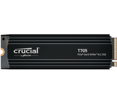 Disco duro SSD interno 2 TB - Crucial T705 PCIe Gen5 NVMe M.2 with heatsink, Interno, Velocidad de lectura 13.600 MB/s, Negro