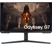 REACONDICIONADO Seminuevo Muy bueno Monitor gaming - Samsung Odyssey G7 LS28BG700EPXEN, 28", UHD, 1 ms, 144 Hz, USB, Bluetooth, Negro