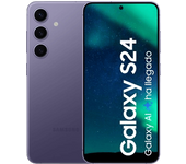 Móvil - Samsung Galaxy S24, Cobalt Violet, 256GB, 8GB RAM, 6.2" FHD+, con IA, Exynos 2400, 4000 mAh, Android 14
