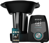 REACONDICIONADO Seminuevo Muy bueno Robot de cocina - Cecotec Mambo 10070, 30 funciones, 10 velocidades, Compatible con App, Negro