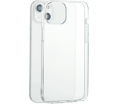 Funda móvil - ISY Clear ISC 1035, Para iPhone 15, Termoplástico, Salpicaduras, Impactos, Transparente