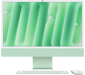 Apple iMac (2024) 24" Retina 4.5K, Chip M4, CPU de 10 núcleos, GPU 16GB RAM, 256 GB SSD, Gigabit Ethernet, Verde