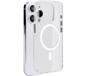 Funda móvil - ISY ISC 1112 MagISY, Para iPhone 15 Pro, Poliuretano, Transparente