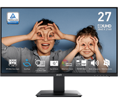 Monitor - MSI PRO MP273U, 27", UHD 4K, 60Hz, 4 ms GtG, IPS, Negro