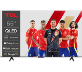 TV QLED 65" - TCL 65P7K, UHD 4K, AiPQ Processor, Smart TV, DVB-T2, 60 Hz, Pantalla HVA, Dolby Atmos, Negro