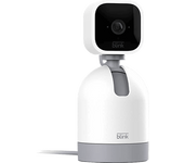 Cámara de vigilancia IP - Amazon Blink Mini Pan-Tilt, Graba HD, Función visión nocturna, 360º, Blanco