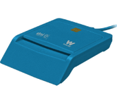 Lector DNI electrónico - Woxter PE26-143, LED, Azul