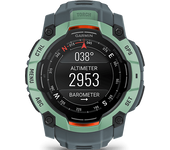 Reloj deportivo - Garmin Instinct 3, Verde, 50mm, 1.3", AMOLED, Silicona, 10 ATM, Connect™, BT®, ANT+®