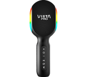 Micrófono karaoke - Vieta Pro Karaoke Party, 25 W, Bluetooth 5.0, Autonomía hasta 10 horas, Negro