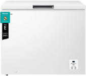 Congelador horizontal - Hisense FT321D4AWLE, 248 l, 88 cm, Cesta interior, Blanco
