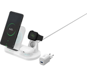 Cargador móvil inalámbrico - ISY IWQ-2020 20W Wireless FC 3 in 1, Universal, Blanco