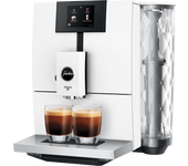 Cafetera superautomática - Jura ENA 8 Full Nordic EC, 15 bar, 1450W, 2 tazas, Espuma fina, Café en grano, Blanco