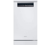 Lavavajillas - Haier I-Pro Shine Series 5 XF1C3TB1FW, 11 servicios, 8 programas, 45 cm, Motor Inverter, Wi-Fi, Blanco