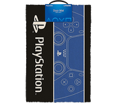 Felpudo - Sherwood Playstation, 40x60 cm, Fibra de coco, Negro y Azul