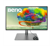 Monitor - BenQ PD2725U, 27", UHD 4K, 5 ms, 60 Hz, x2 HDMI 2.0, x1 DisplayPort, USB tipo A, B, Negro
