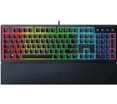 Teclado gaming - Razer Ornata V3, Por Cable, Retroiluminación, Ambidiestro, Membrana mecánica, QWERTY, Negro