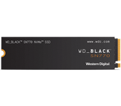 Disco duro SSD interno 2TB - Western Digital WD_Black SN770 NVMe SSD, Hasta 5150 MB/s de lectura, M.2 2280, Negro