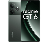 Móvil - realme GT6, Razor Green, 512 GB, 16 GB RAM, 6.78" FHD+ HDR 10+, Snapdragon® 8s Gen 3, 5500 mAh, Android