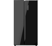 REACONDICIONADO Seminuevo Excelente Frigorífico americano - Cecotec Bolero CoolMarket SBS 550 Glass E, No Frost, 177 cm, l, Inverter Plus