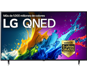TV QNED 50" - LG 50QNED80T6A, UHD 4K, Procesador Inteligente 4K α5, Smart TV, DVB-T2 (H.265), Negro