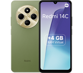 Móvil - Xiaomi Redmi 14C, Verde, 128GB, 4GB RAM, 6.88" HD+, MediaTek Helio G81 Ultra, 5160mAh, Android