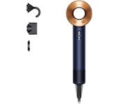 Secador - Dyson Supersonic™ HD07, Accesorios, Tecnología Avanzada, 1600 W, Secado rápido, 3 Temp, Prussian Blue/Cooper