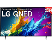 REACONDICIONADO Seminuevo Muy bueno TV QNED 75" - LG 75QNED80T6A, UHD 4K, Procesador Inteligente 4K α7, Smart TV, DVB-T2 (H.265), Negro