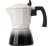 Cafetera tradicional - JATA HCAF2409, Aluminio, 9 Tazas, Asa Antiquemaduras, Apta Para Todas las Cocinas, Inducción, Degradado