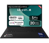 Portátil - LG 17Z90T-G.AD8BB, 17" WQXGA, Intel® Core™ Ultra 7, 32 GB RAM, 1 TB SSD, Arc™ GPU, W11H