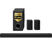 Barra de sonido - LG S80TR, Bluetooth, Inalámbrico, 580 W, 5.1.3 canales, Subwoofer 220W, Dolby Atmos®, DTS:X®, Negro