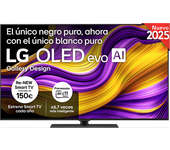 TV OLED 55" - LG OLED55G56LS, 4K, Procesador Inteligente α11 AI Processor 4K Gen2, Smart TV, DVB-T2 (H.265), Rocky Black