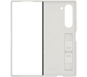 Funda móvil - Samsung Silicone Case, Para Galaxy Z Fold6, Con agarre y soporte, White