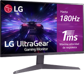 Monitor gaming - LG UltraGear™ 24GS50F-B, 24" Full-HD, 180 Hz, 1 ms, VA, 2x HDMI, HDR10, AMD FreeSync™, Morado grisáceo