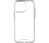 Funda móvil - ISY ISC 1116, Compatible con iPhone 16 Pro, Resistente a Golpes, Anillo Magnético Integrado, Transparente