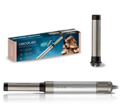 REACONDICIONADO Seminuevo Muy bueno Moldeador - Cecotec Bamba CeramicCare 2in1 AirGlam Aluminum, Tecnología coanda, 3 velocidades, temperaturas