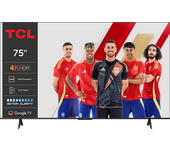 TV LED 75" - TCL 75P6K, UHD 4K, AiPQ, Smart TV, DVB-T2, 60 Hz, Negro