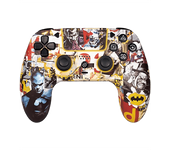 Gamepad - FR-TEC Batman, Inalámbrico, 10 horas de autonomía, Para PS4 y PC, Con luz LED